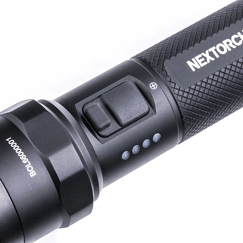 Nextorch P83 Monivalolähde Yksivaiheinen Strobe-taktinen Taskulamppu 1300lm 280m Korkeatehoinen 18650 Type-c Usb-ladattava Led-taskulamppu