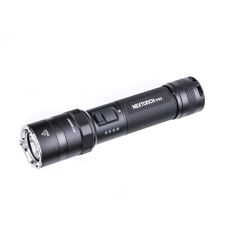 Nextorch P83 Monivalolähde Yksivaiheinen Strobe-taktinen Taskulamppu 1300lm 280m Korkeatehoinen 18650 Type-c Usb-ladattava Led-taskulamppu