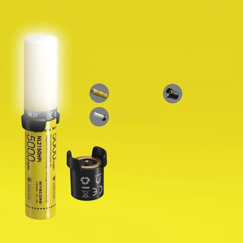 Nitecore Mpb21 Kit Älykäs 21700 Akkujärjestelmä Led-lyhtynä Kaksitoiminen Akkulaturi Usb-lataus Akkupuhelin Powerbank Mini Camping Light