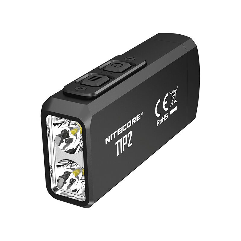 Nitecore Tip 2 (tip2) 720 Lumenin Usb-ladattava Taskulamppu Minitaskulamppu Edc-taskulamppu Mini Keychan -valo Magneettinen Vetovoima 4 Tilaa Retkeilytyövalaisin Kannettava Vedenpitävä Hätävalo