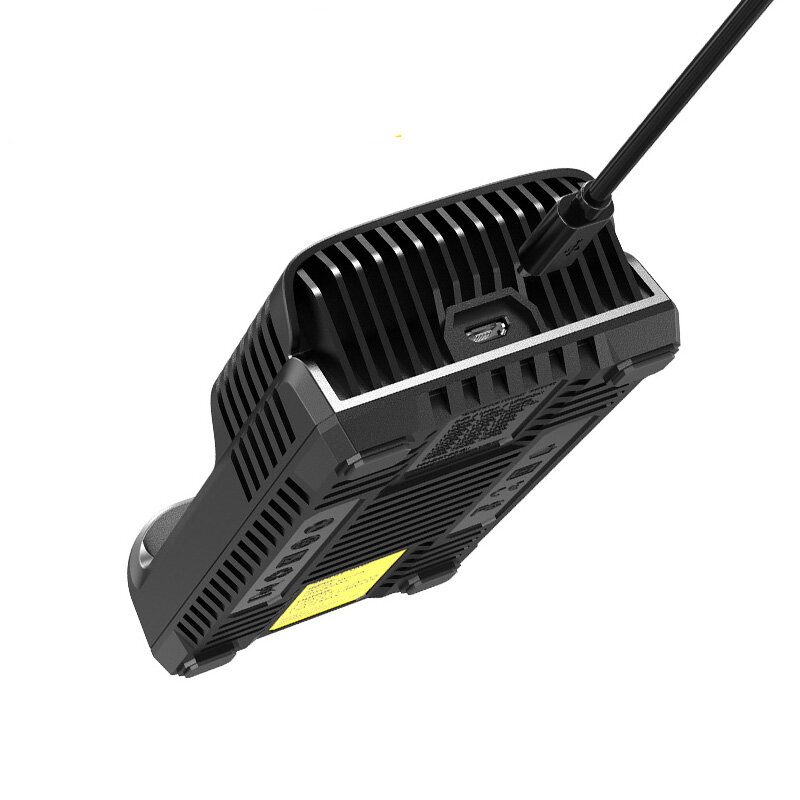 Nitecore Um2 Lcd-näyttö 5v/2a Litiumakkulaturi Usb Qc Älykäs Pikalaturi Aa Aaa 18650 21700 26650