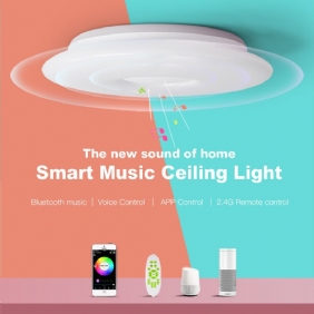 Offdarks Smart Ceiling Light Lxd-xg36-sp Wifi Ääniohjaus Bluetooth Kaiutin App Kaukosäädin Makuuhuone Keittiö Musiikki Kattolamppu