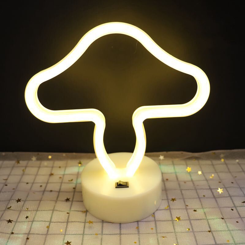 Päivitä Neon Night Light Rabbit Vibrato Anchor Bigmouth Bird Creative Spot