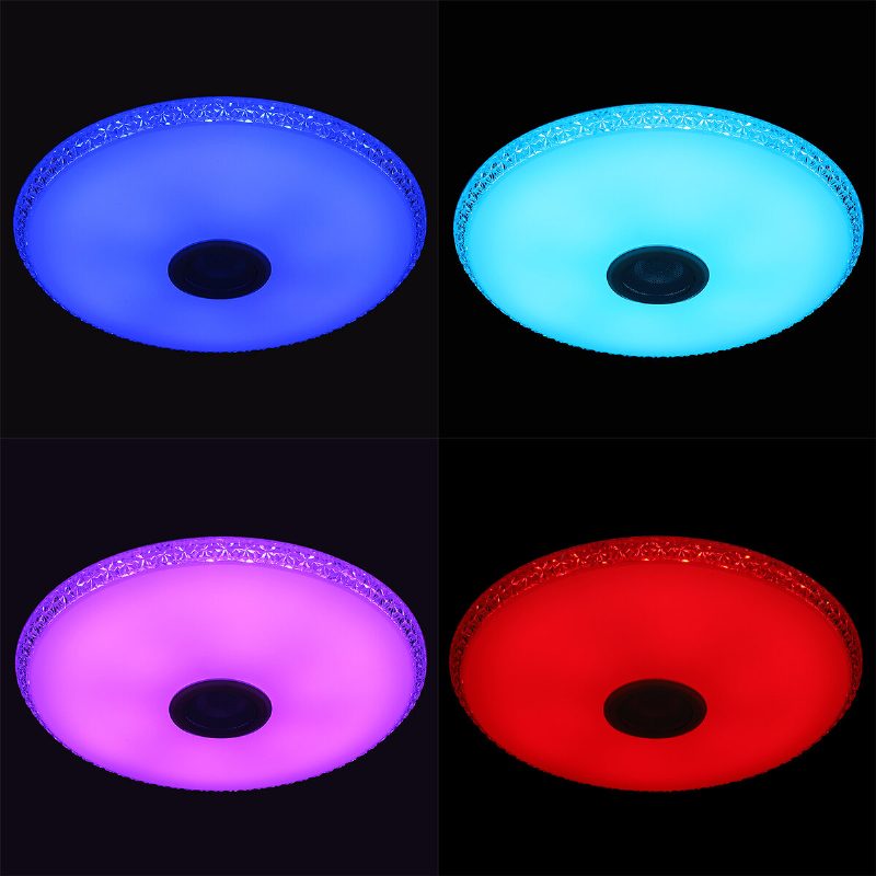 Rgb Smart Led -kattovalot Spotlight Lamppu Langaton Bluetooth Wifi App Control