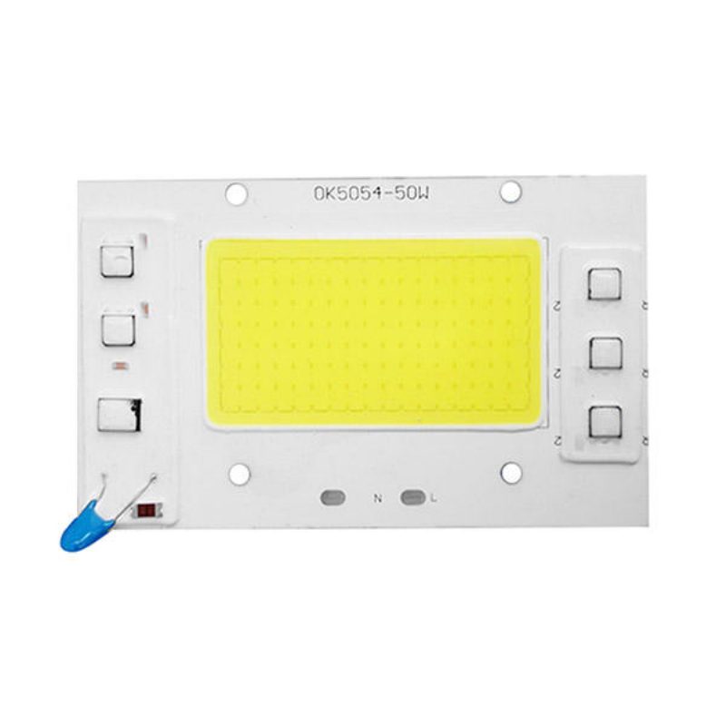 Tehokas Ac220v 50w Valkoinen/lämmin Valkoinen Cob Led-valosiru Diy Kohdevalaisimiin