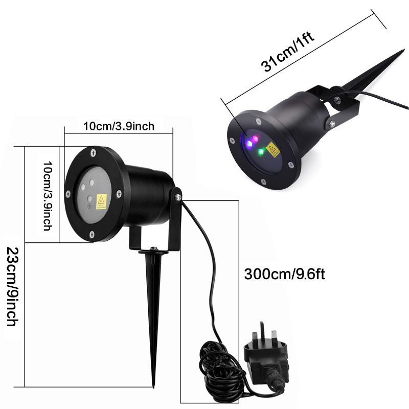 Ulkona Liikkuvat Rgb-valot Laserprojektori Maisemalavalamppujuhlat