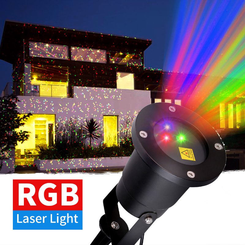 Ulkona Liikkuvat Rgb-valot Laserprojektori Maisemalavalamppujuhlat