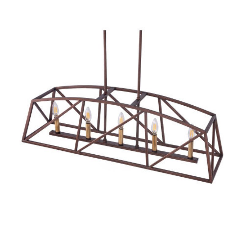 Usa Direct 5-light Candle Style Kitchen Island Lineaarinen Riipus