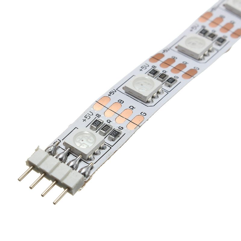 Usb Dc5v Smd5050 Rgb Led Valkoinen Nauhatelevision Taustavalo Kaukosäätimellä Ei Vedenpitävä