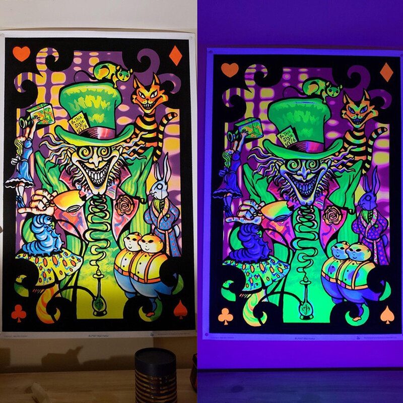 Usb Uv-c Led Musta Lamppu Halloween Blacklight Ultravioletti Kovettuva Tahra