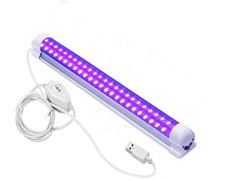 Usb Uv-c Led Musta Lamppu Halloween Blacklight Ultravioletti Kovettuva Tahra