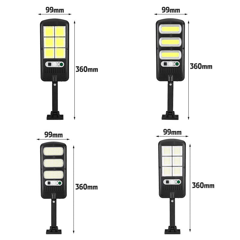 Vedenpitävä Led Cob Solar Street Light Pir-liiketunnistin Seinävalaisin Ulkokäyttöön