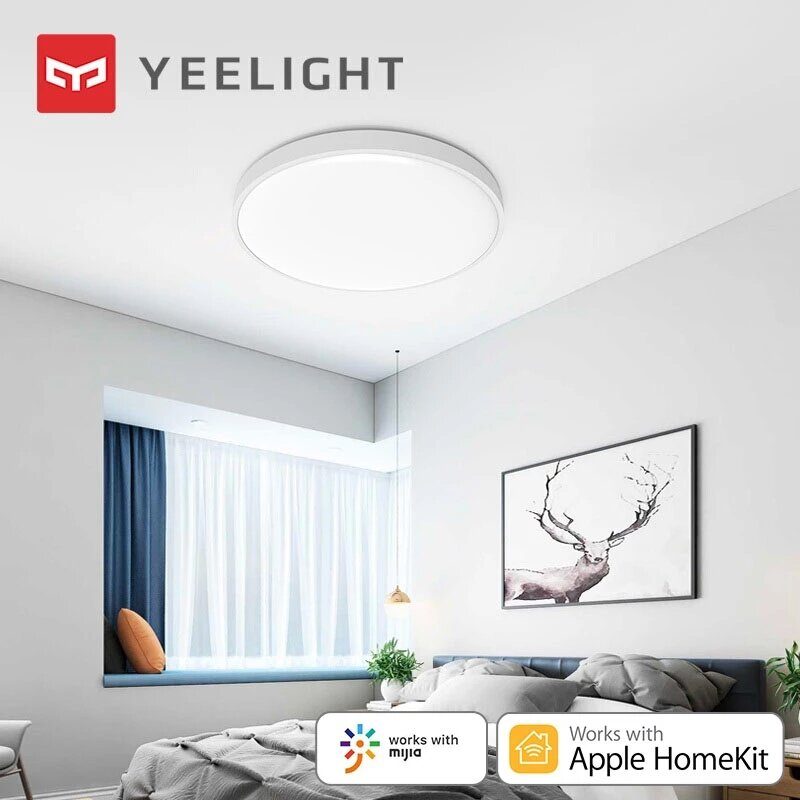 Yeelight Xianyu C2001c450 50w Ac220v Smart Ceiling Light Pure White Edition Bluetooth Remote App Ääniohjaus Älykäs Lamppu Toimii Homekitin Kanssa (ekologinen Ketjumerkki)