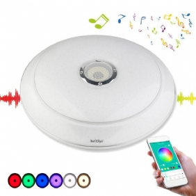 Youoklight 36w Rgb Himmennettävä Bluetooth-kaiutin Musiikki Led Kattovalo App Ohjauslamppu Ac220v