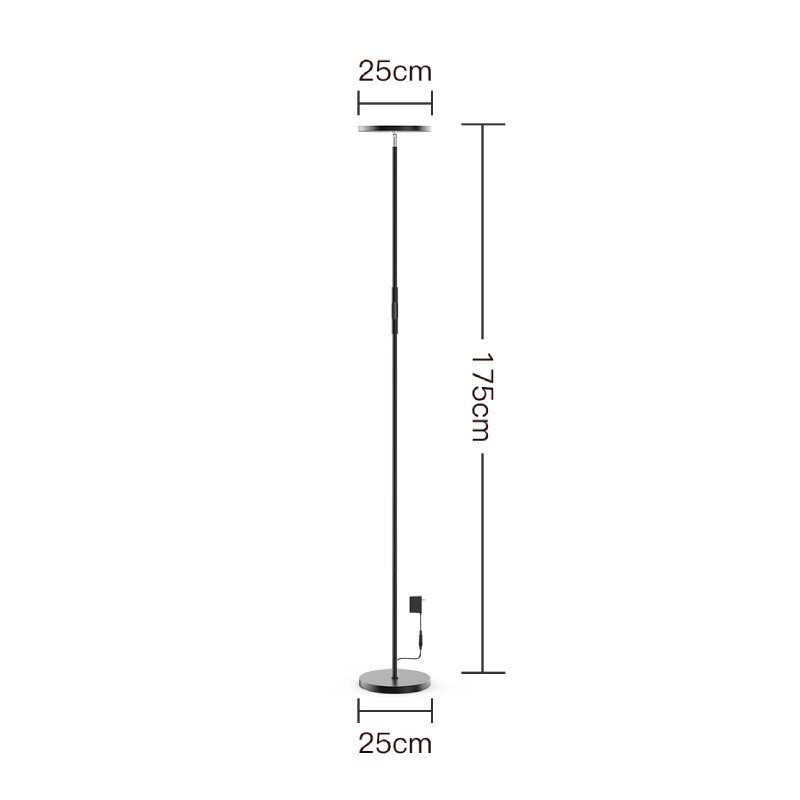 Zengge Ac100-240v 24w Smart Wifi Rgb+cct 2000lm Lattialamppu Himmennettävä App Ääniohjaus Toimii Google Home Alexan Kanssa