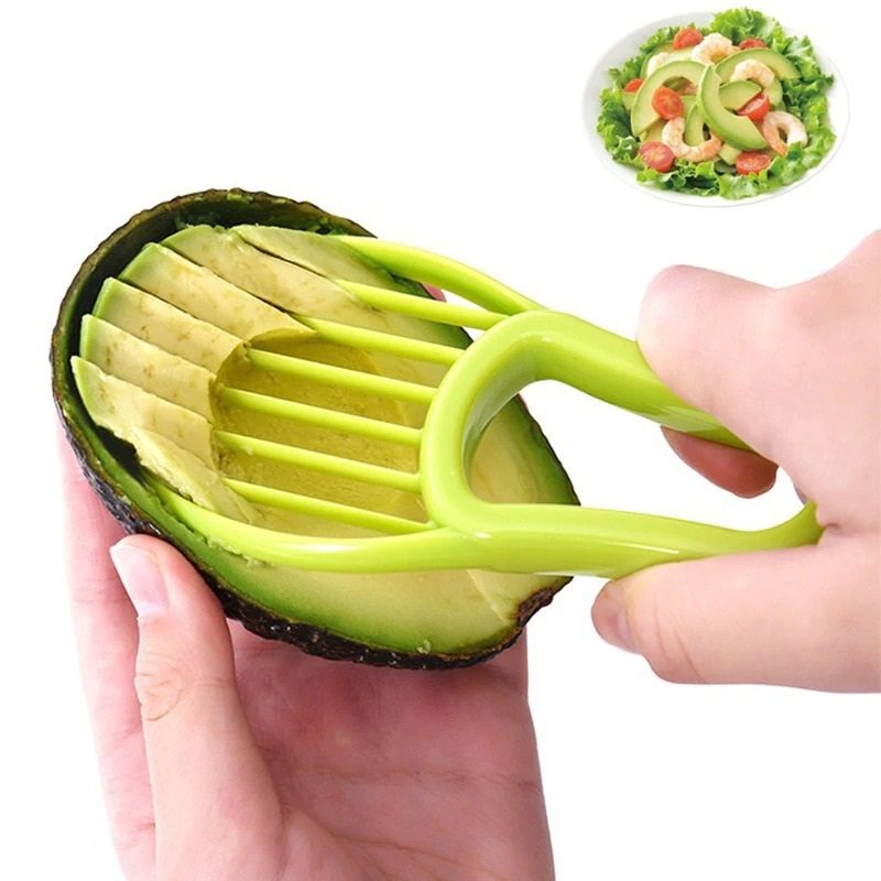 3 In 1 Avocado Slicer Shea Corer Voi Hedelmähalkaisija Kannukuorinta