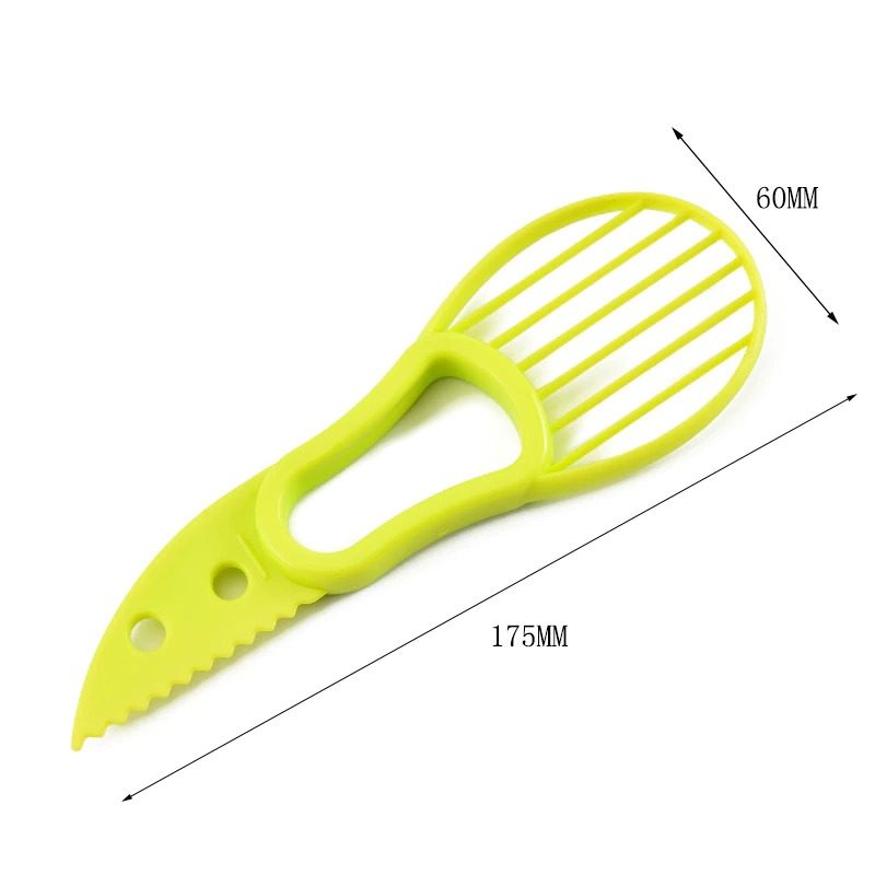 3 In 1 Avocado Slicer Shea Corer Voi Hedelmähalkaisija Kannukuorinta