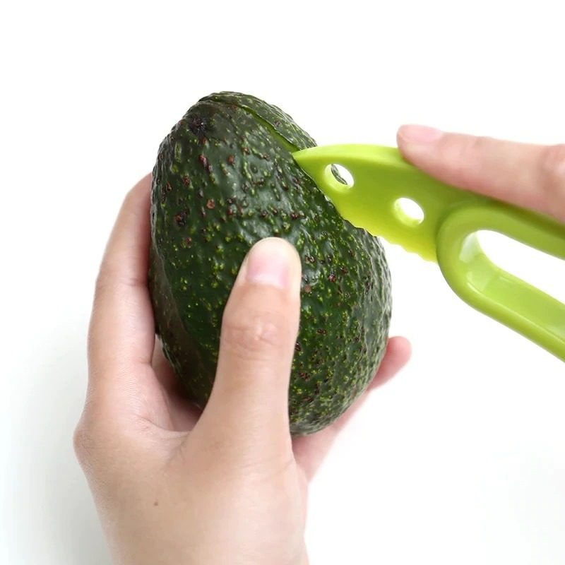 3 In 1 Avocado Slicer Shea Corer Voi Hedelmähalkaisija Kannukuorinta