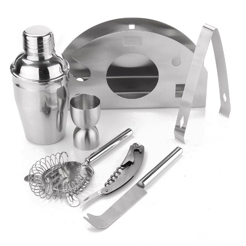 350 Ml Baarijuoma Cocktail Shaker Jigger Mixer Sets Ruostumattomasta Teräksestä Bartender Tool Kit