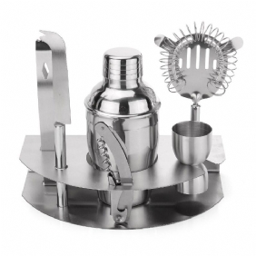 350 Ml Baarijuoma Cocktail Shaker Jigger Mixer Sets Ruostumattomasta Teräksestä Bartender Tool Kit