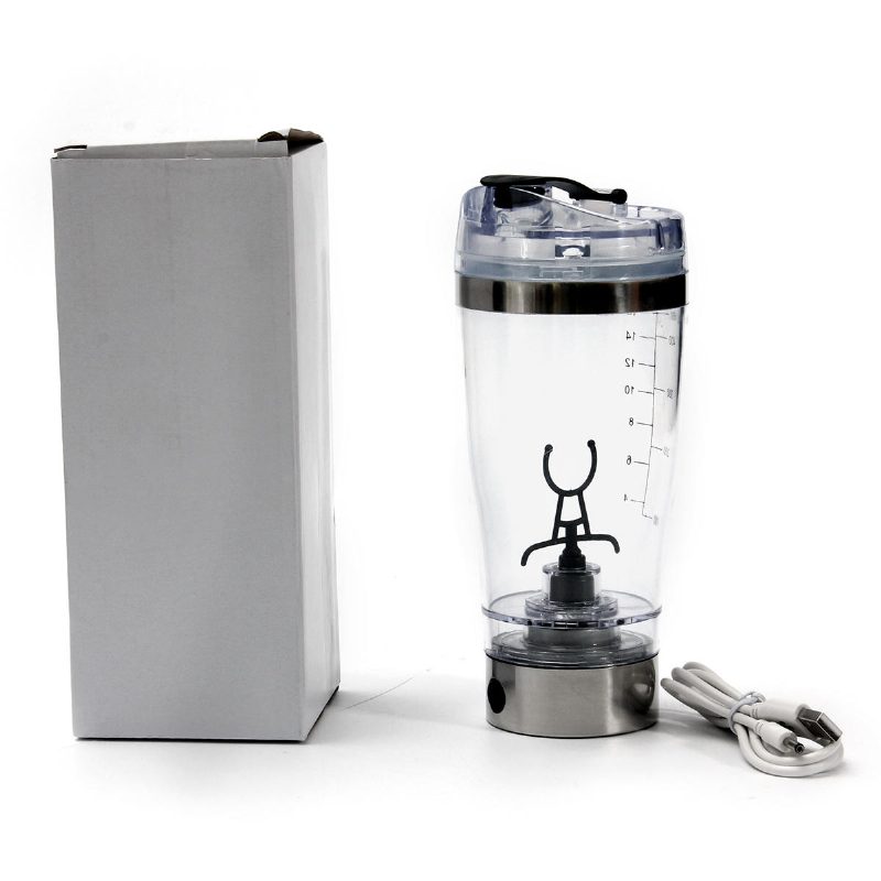 450 Ml Usb-lataus Sähköinen Shaker Cup Blender Irrotettava Sekoituskuppi Fitness Protein Powder Shake Cup