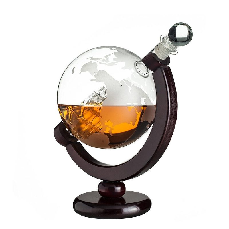 850 Ml Glass Decanter Globe Liquor Gifts Viskipullo Suuri Tilavuus Pullo Alkoholijuomat