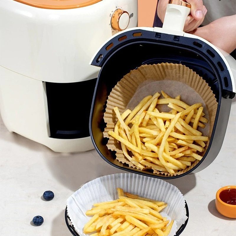 Air Fryer Paperivuoraukset Tarttumattomat Kertakäyttöiset 50 Kpl