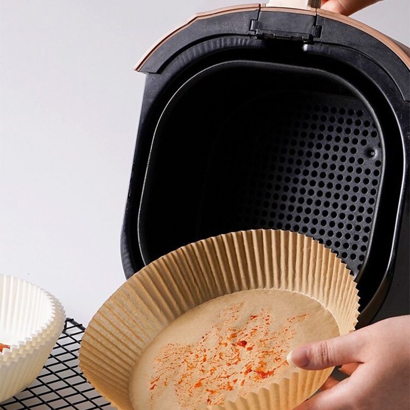 Air Fryer Paperivuoraukset Tarttumattomat Kertakäyttöiset 50 Kpl