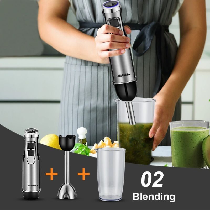 Blender Smoothie Maker 4 In 1 High Power 1200 W Upotus Sauvasekoitin