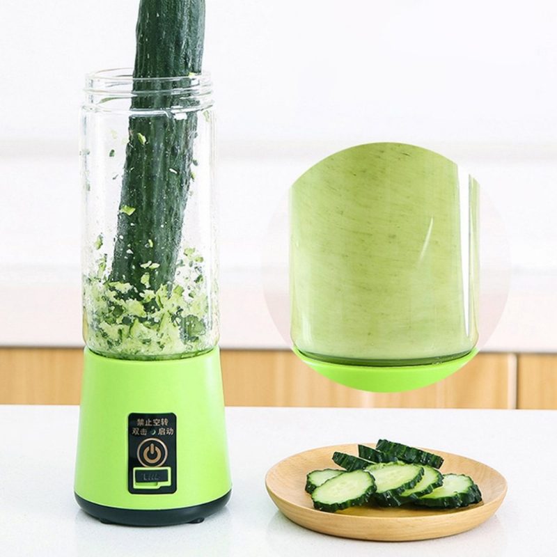 Blender Smoothie Maker Electric Mini Kannettava Usb Ladattava