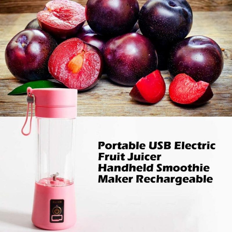 Blender Smoothie Maker Electric Mini Kannettava Usb Ladattava