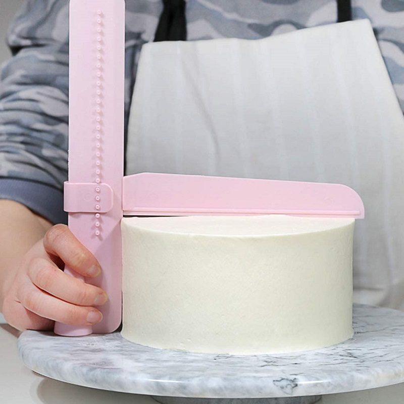 Cake Scraper Smoother Säädettävät Fondant-lastat