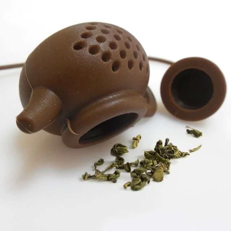 Creative Teapot-shape Tea Infuser Siivilä Silikoni