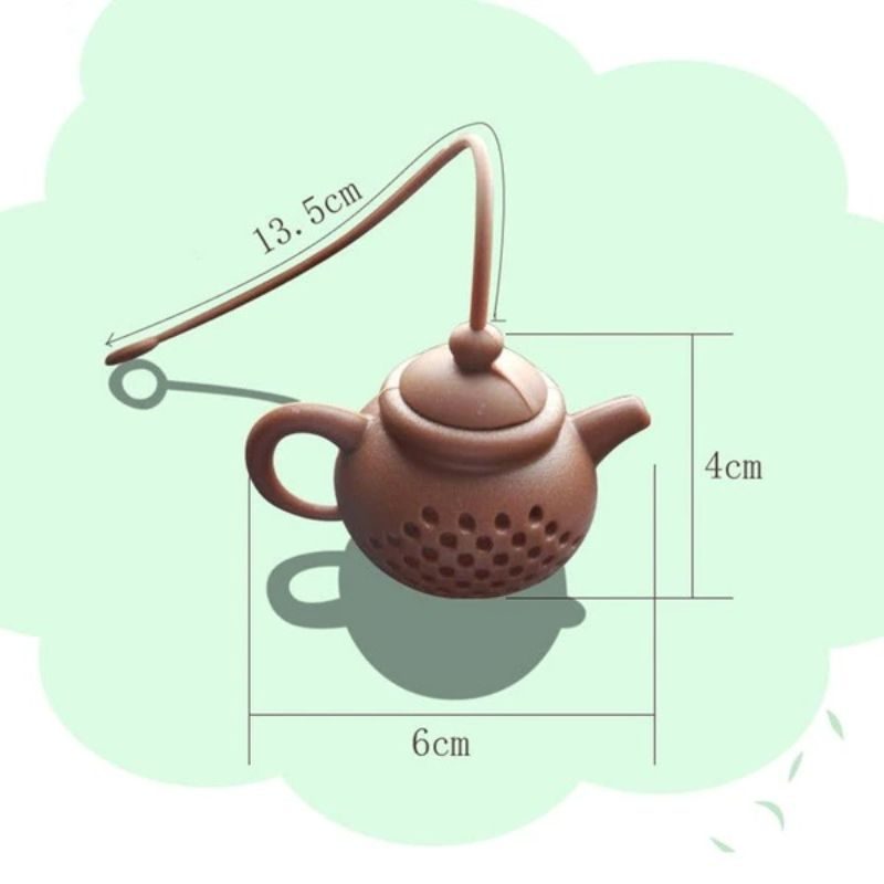 Creative Teapot-shape Tea Infuser Siivilä Silikoni