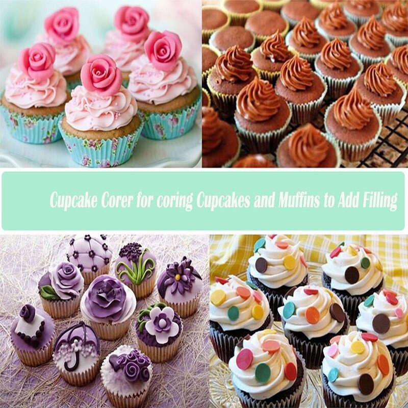 Cupcake Corer Mäntäleikkuri Kakun Täyttötyökalut