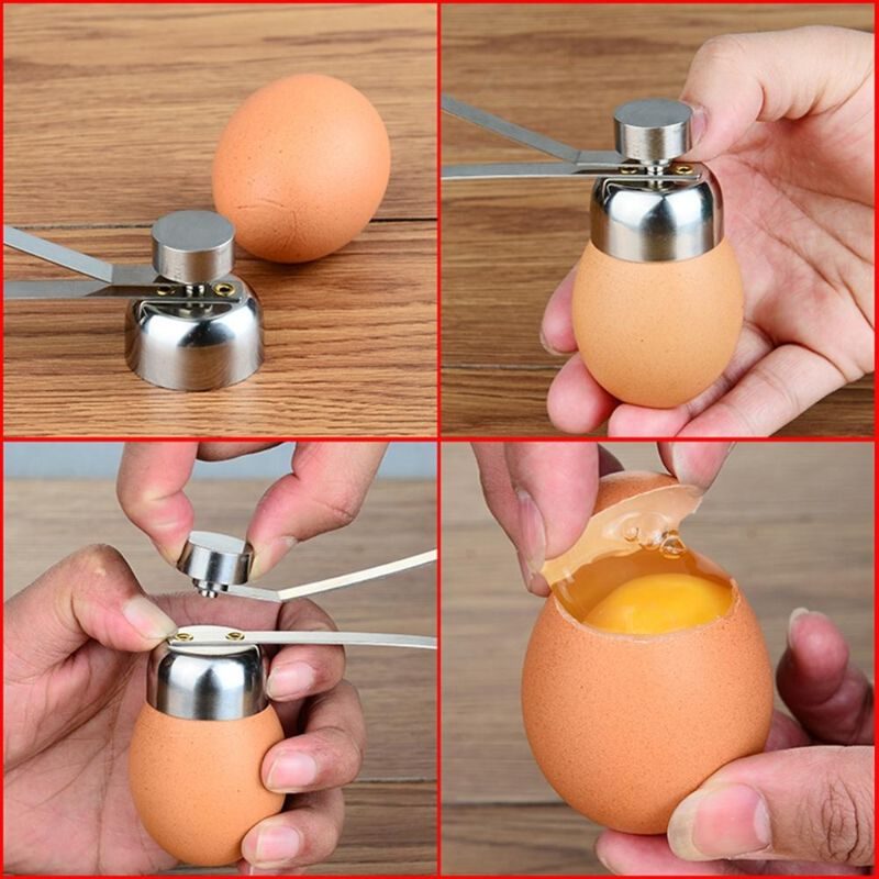 Egg Topper Cutter Kuorenavaaja Ruostumatonta Terästä