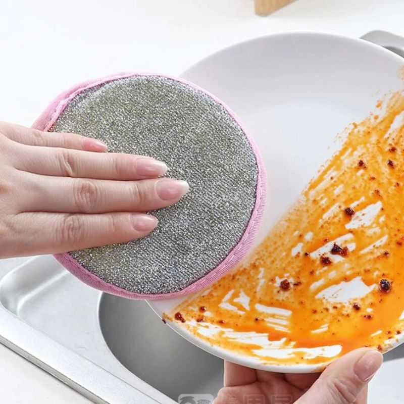 Kaksipuoliset Puhdistussienet Ja Astiat Cleaning Sponge Kotitalouksien Puhdistusvälineet