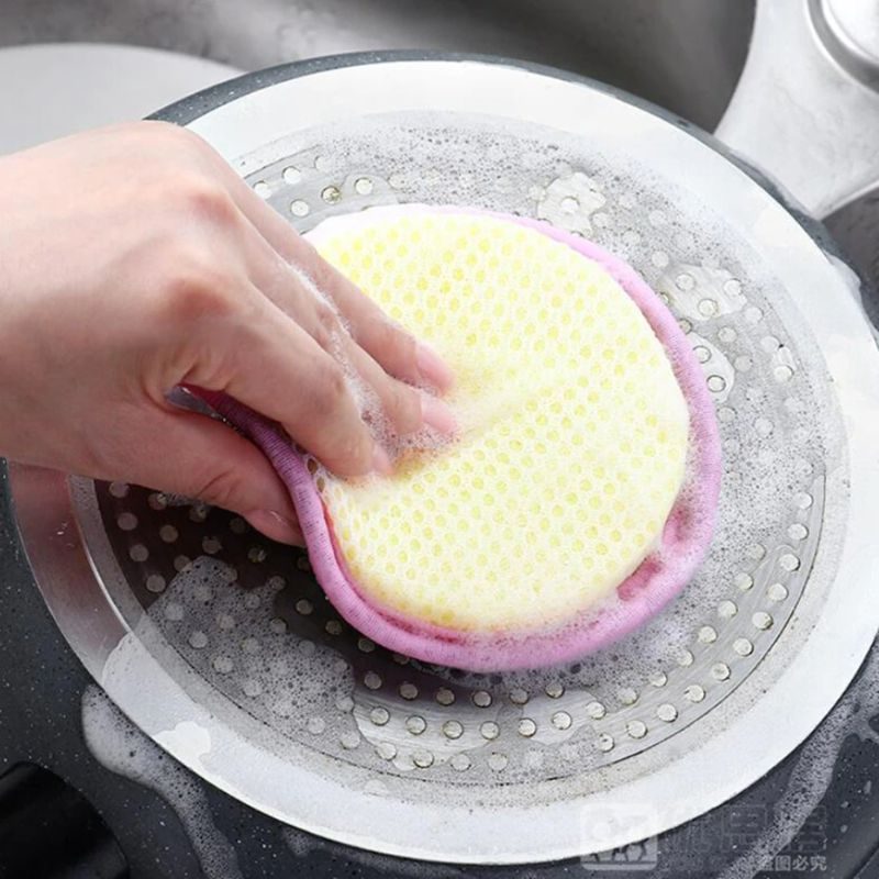 Kaksipuoliset Puhdistussienet Ja Astiat Cleaning Sponge Kotitalouksien Puhdistusvälineet