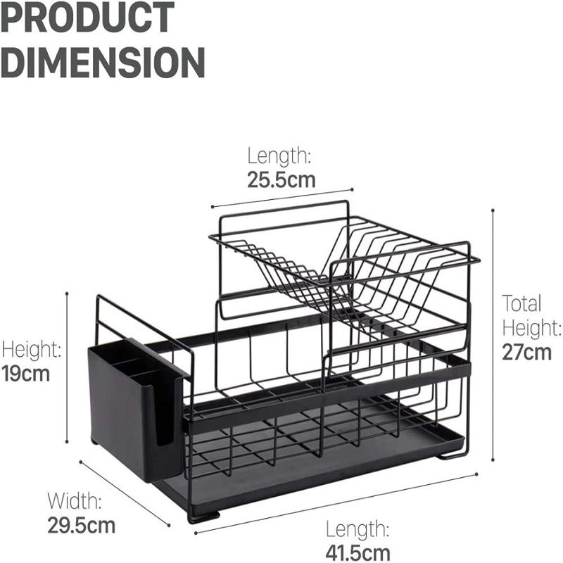 Kuivausteline Ja Drainboard Drainer Organizer -säilytys