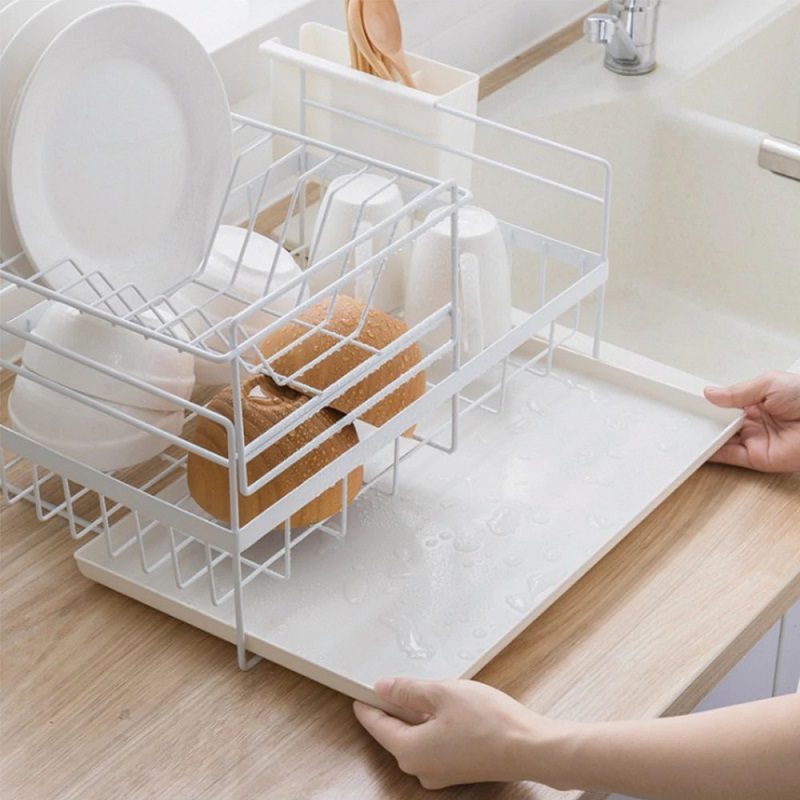 Kuivausteline Ja Drainboard Drainer Organizer -säilytys