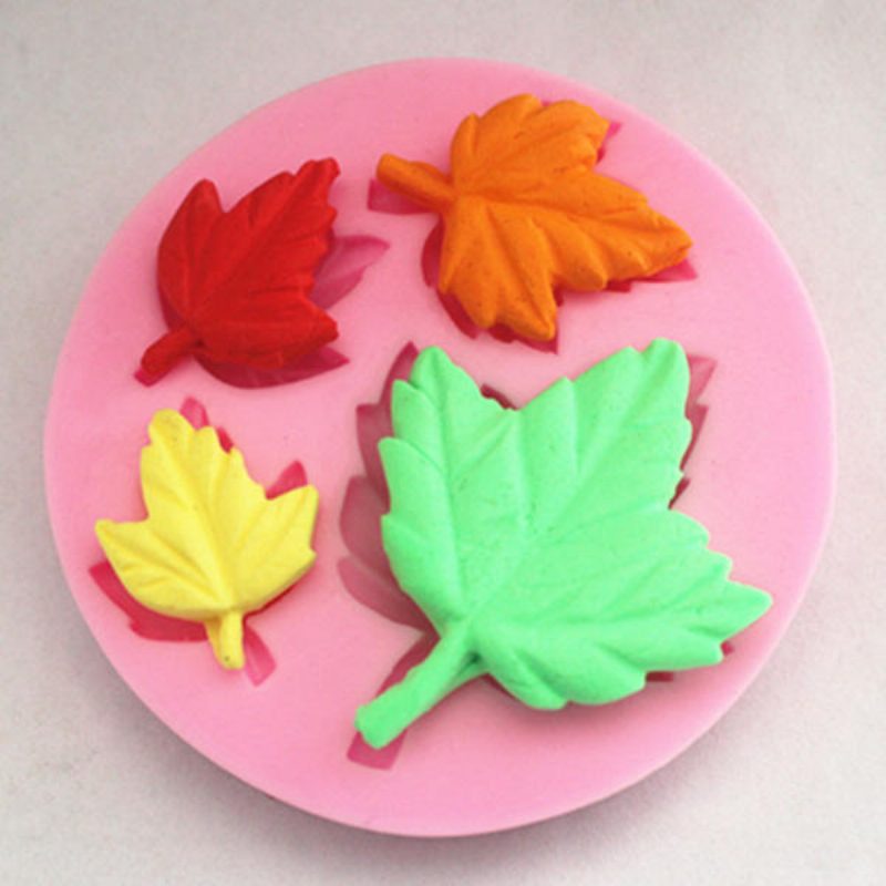 Mapple Leaf Silicone Fondant Mold Sugarcraft Kakun Koristelumuotti