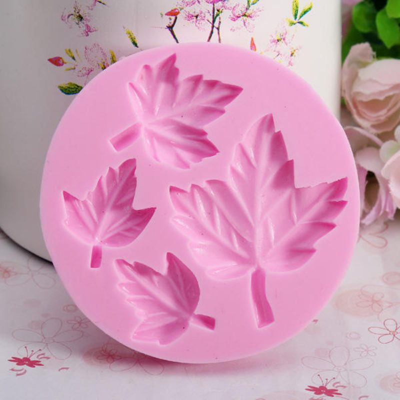 Mapple Leaf Silicone Fondant Mold Sugarcraft Kakun Koristelumuotti