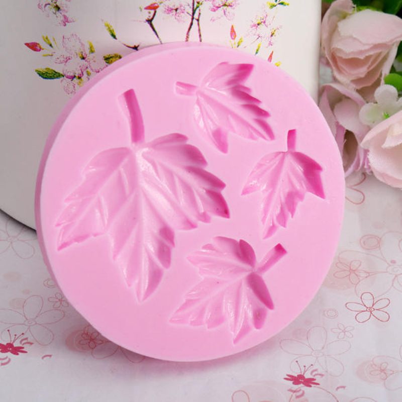 Mapple Leaf Silicone Fondant Mold Sugarcraft Kakun Koristelumuotti