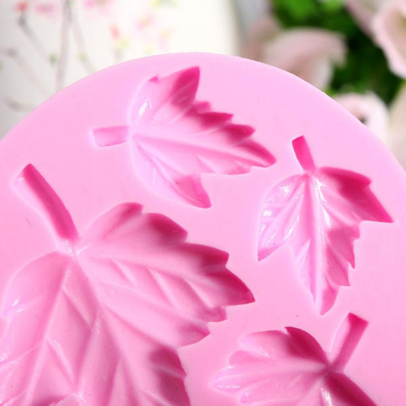 Mapple Leaf Silicone Fondant Mold Sugarcraft Kakun Koristelumuotti