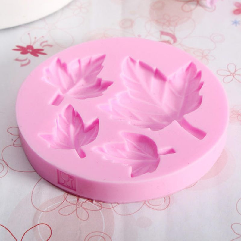 Mapple Leaf Silicone Fondant Mold Sugarcraft Kakun Koristelumuotti