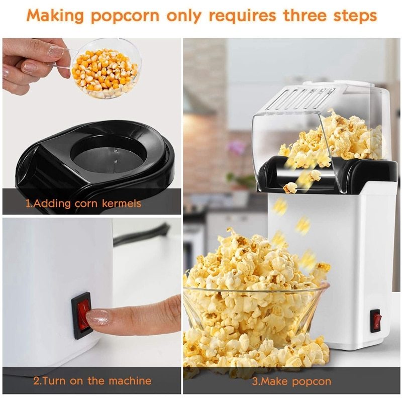 Popcorn-koneen Automaattinen Kotitalouksien Popcorn-kone