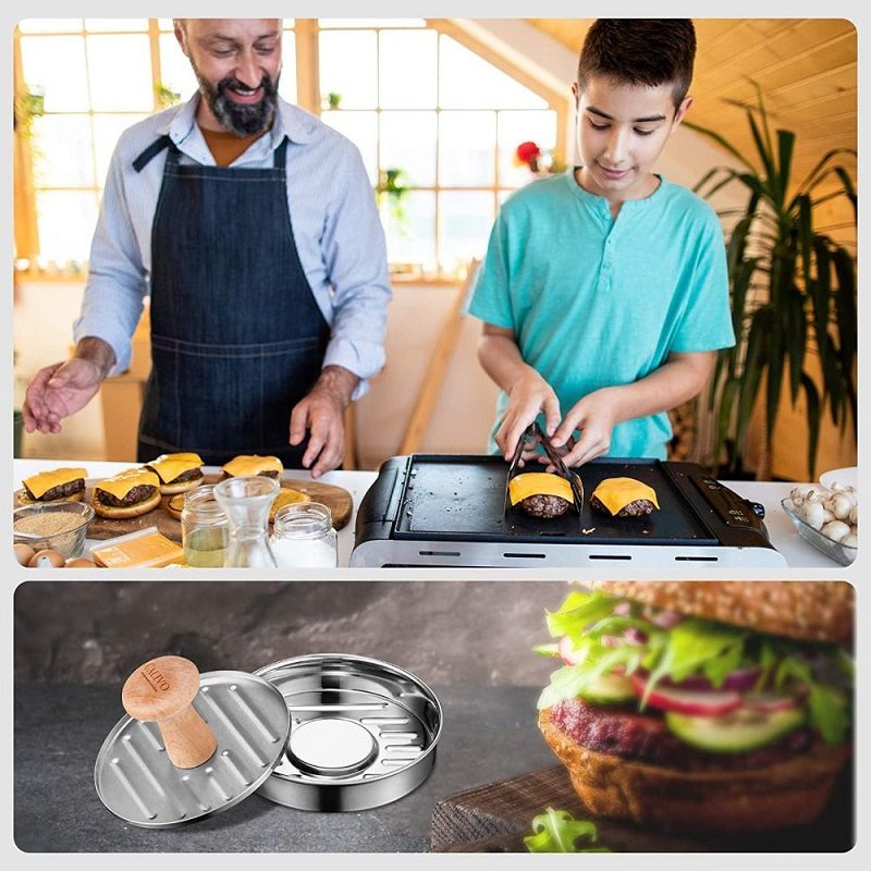 Premium 5" Burger Press Kitchen Leivonta