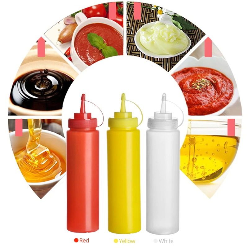 Purista Pullo Ketsuppi Sinappi Mayo Kitchen Gadget