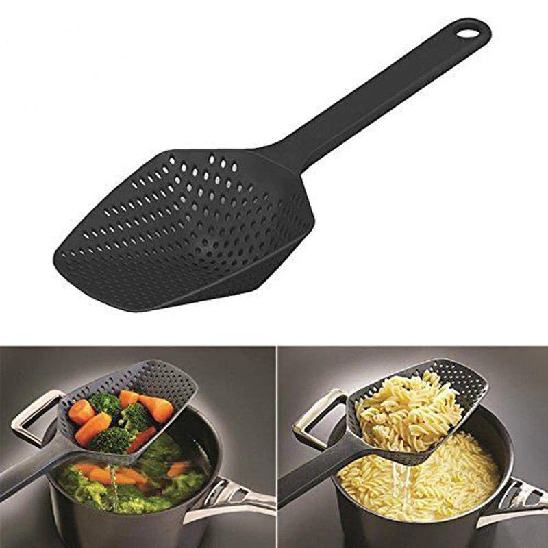 Siivilä Kauha Colander Pasta Lämmönkestävä Keittiöruoka Aparaatti