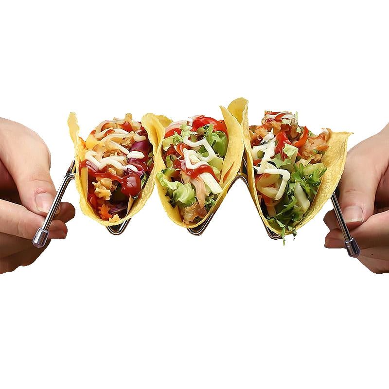 Taco Shell Seisomatelineet Ruostumatonta Terästä